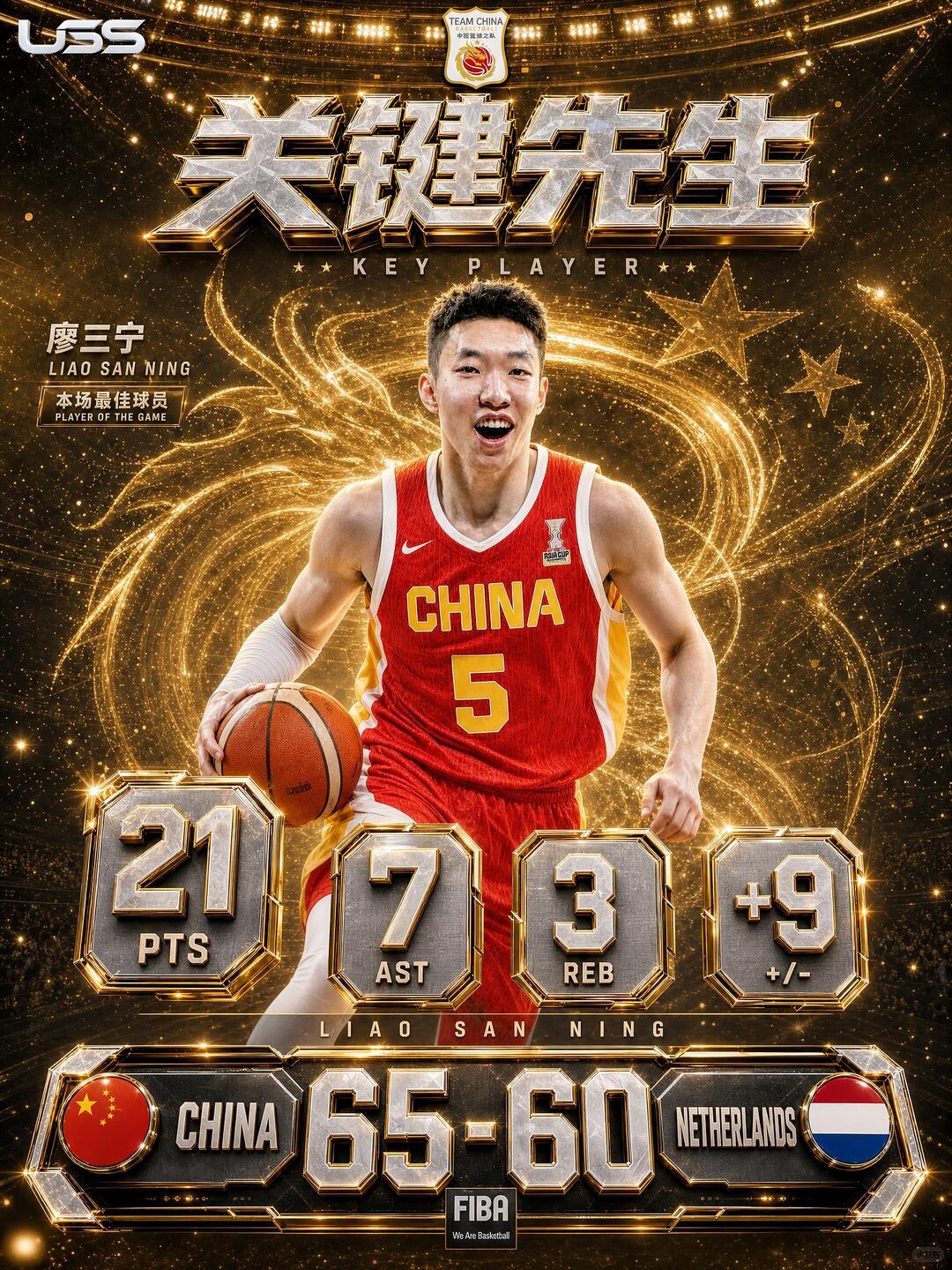 赛事全称
 
2026年6月23日，杭州国际男篮热身赛（世预赛热身），中国男篮6