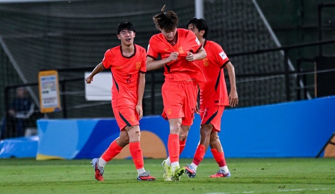 #U17国足挺进世少赛#U17亚洲杯小组赛B组中国男足U17迎战卡塔尔U17的比