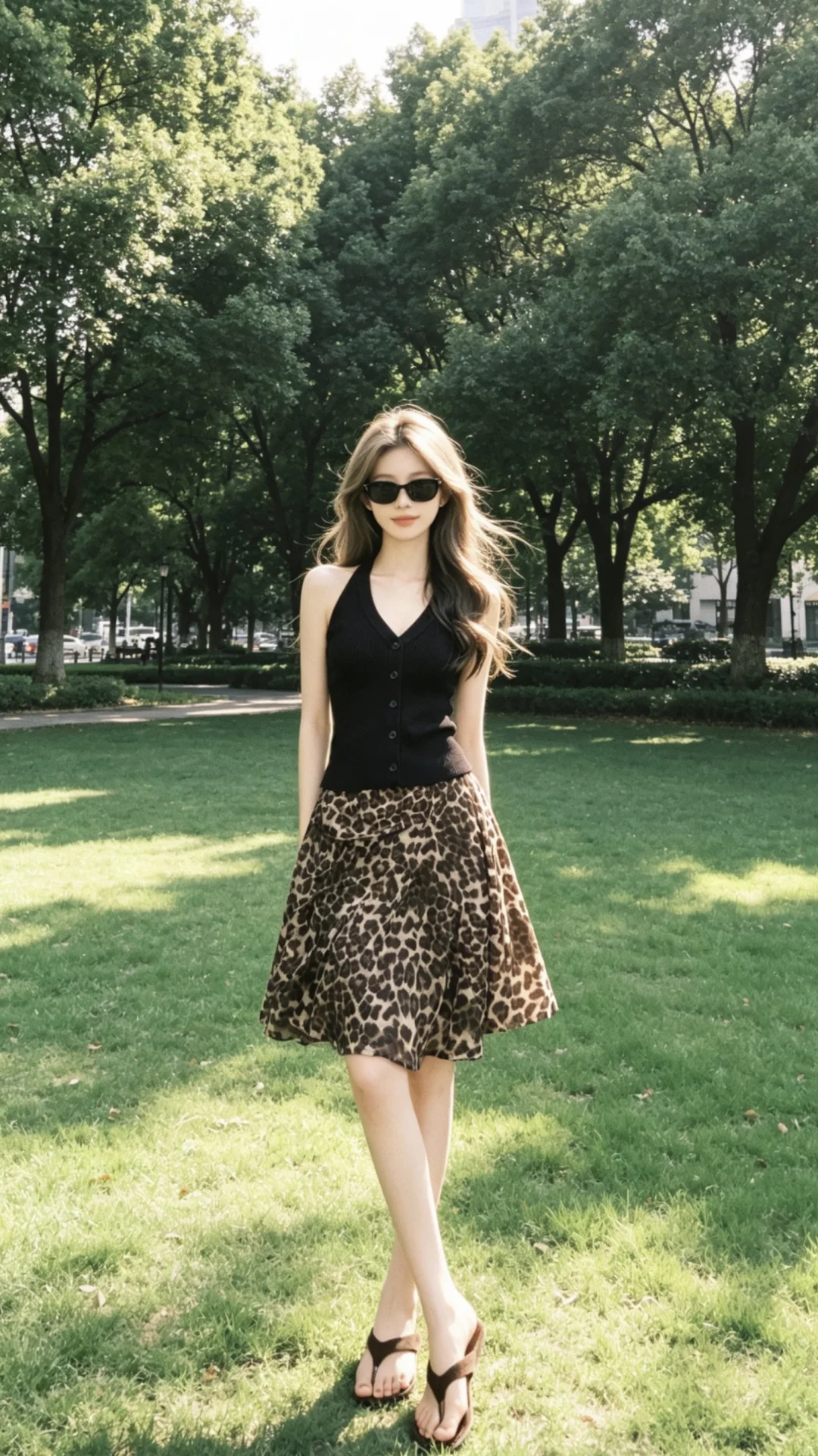 豹纹穿搭ootd
