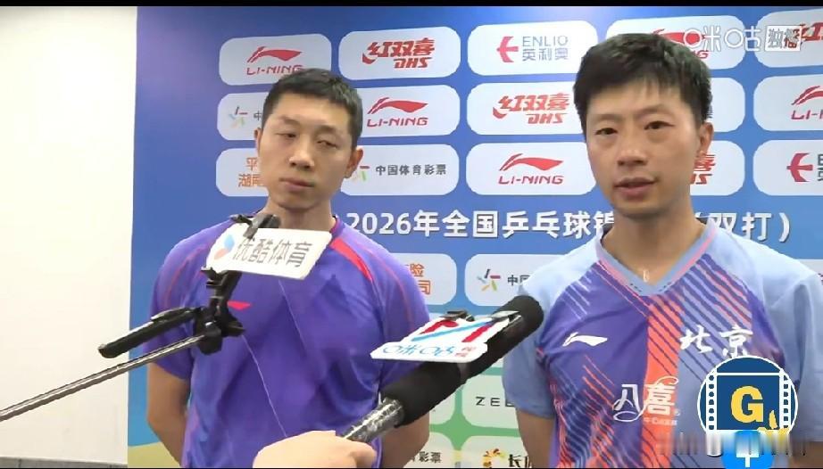乒乓球全锦赛男双4强产生了，你能猜到是谁吗？他们是:
北京和浙江队的组合黄友政/