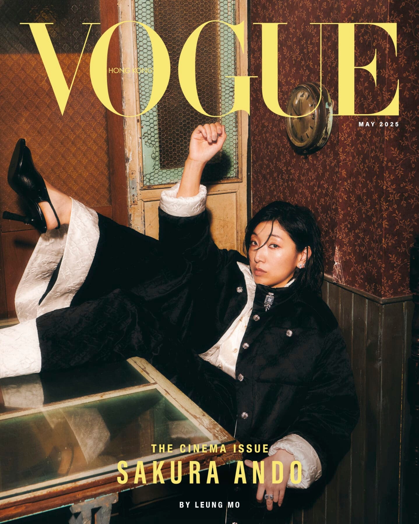VOGUE Hong Kong May 2025日本影后安藤樱身穿香奈儿2024