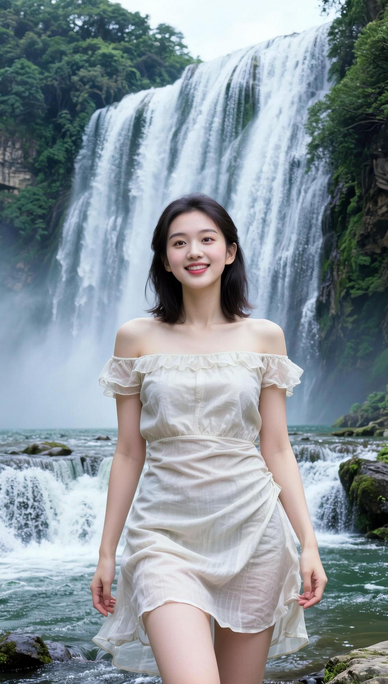 AI瀑前湿身照 随变ai随便玩