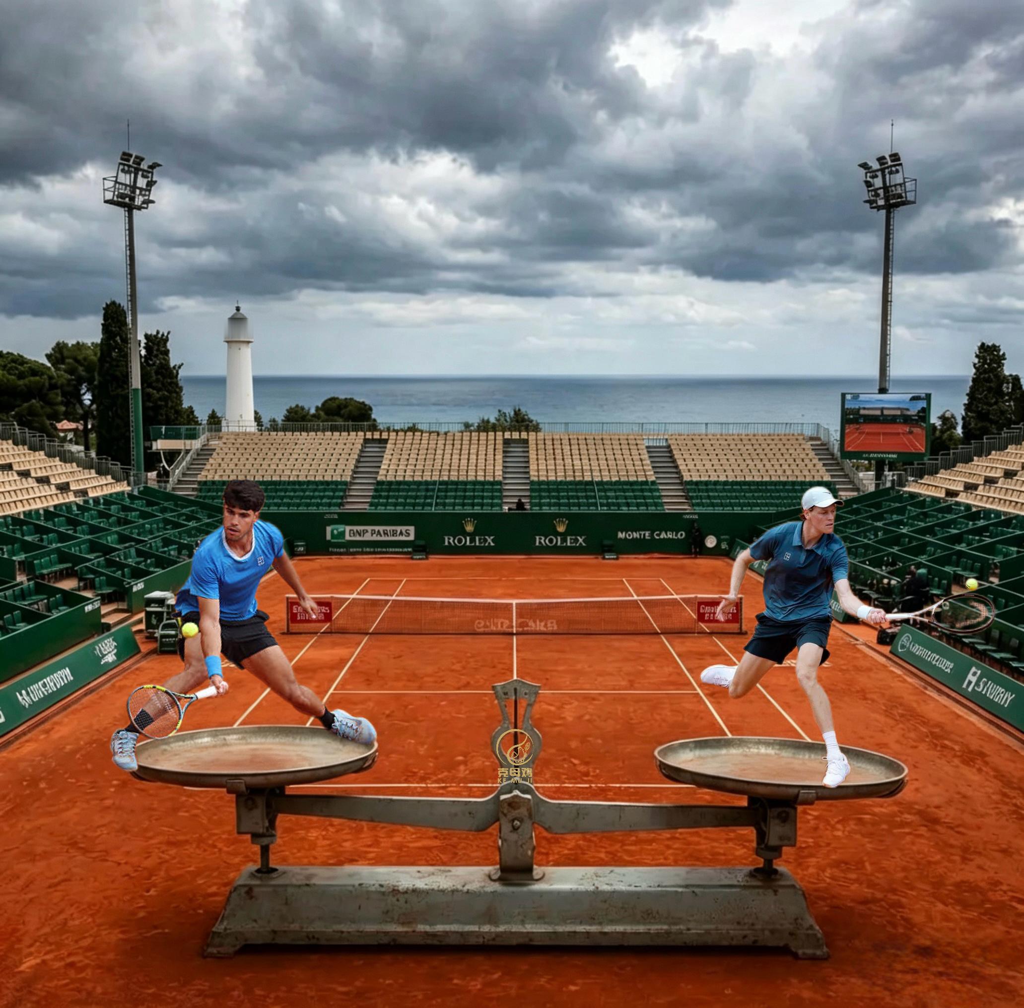即将开打的蒙特卡洛大师赛，有非常多“楚门的世界”般的设计感1️⃣双方此前交手共打