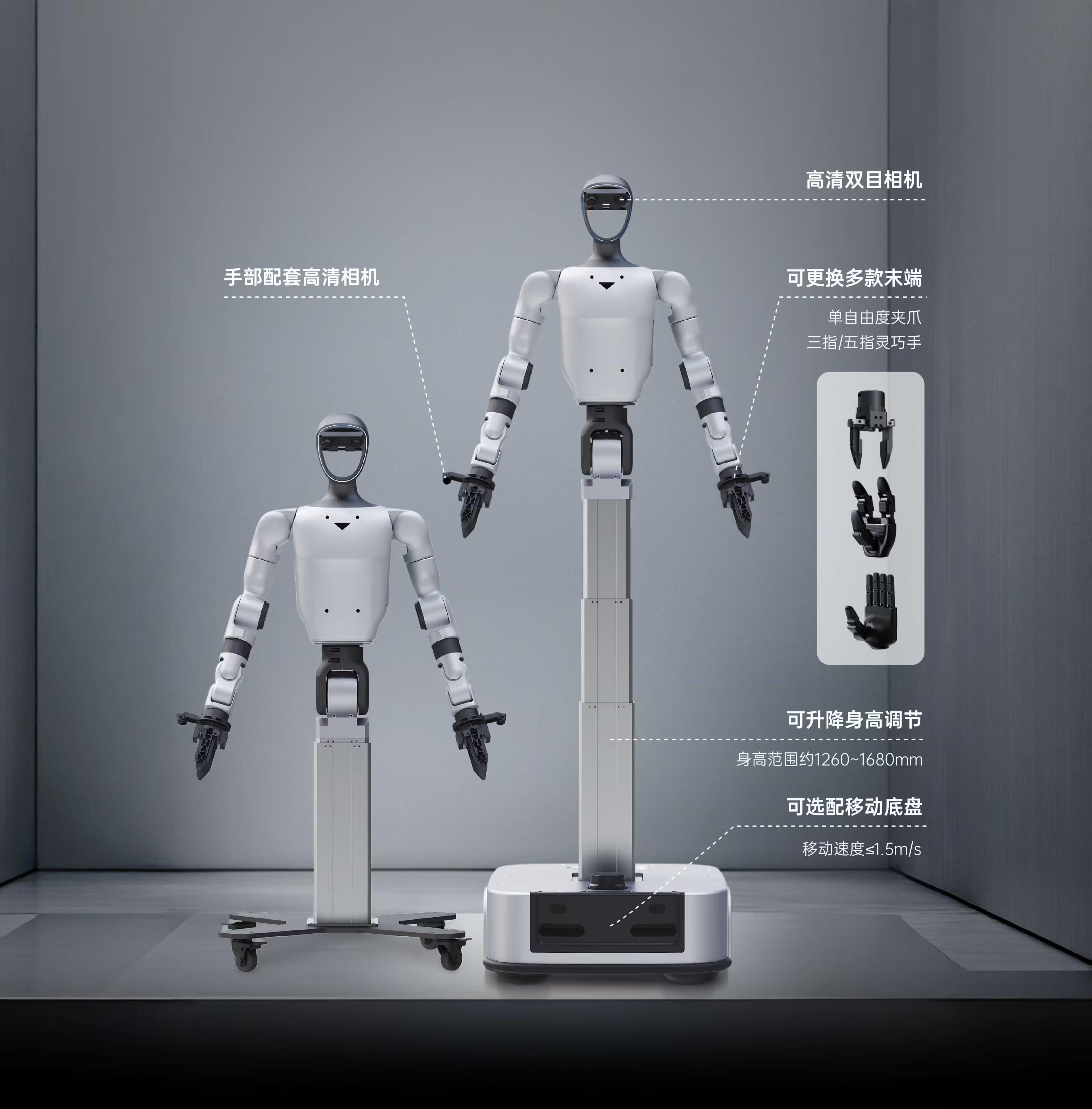 宇树轮足机器人秀滑冰前空翻【宇树科技展示轮足人形机器人，可完成滑冰、前空翻等高难