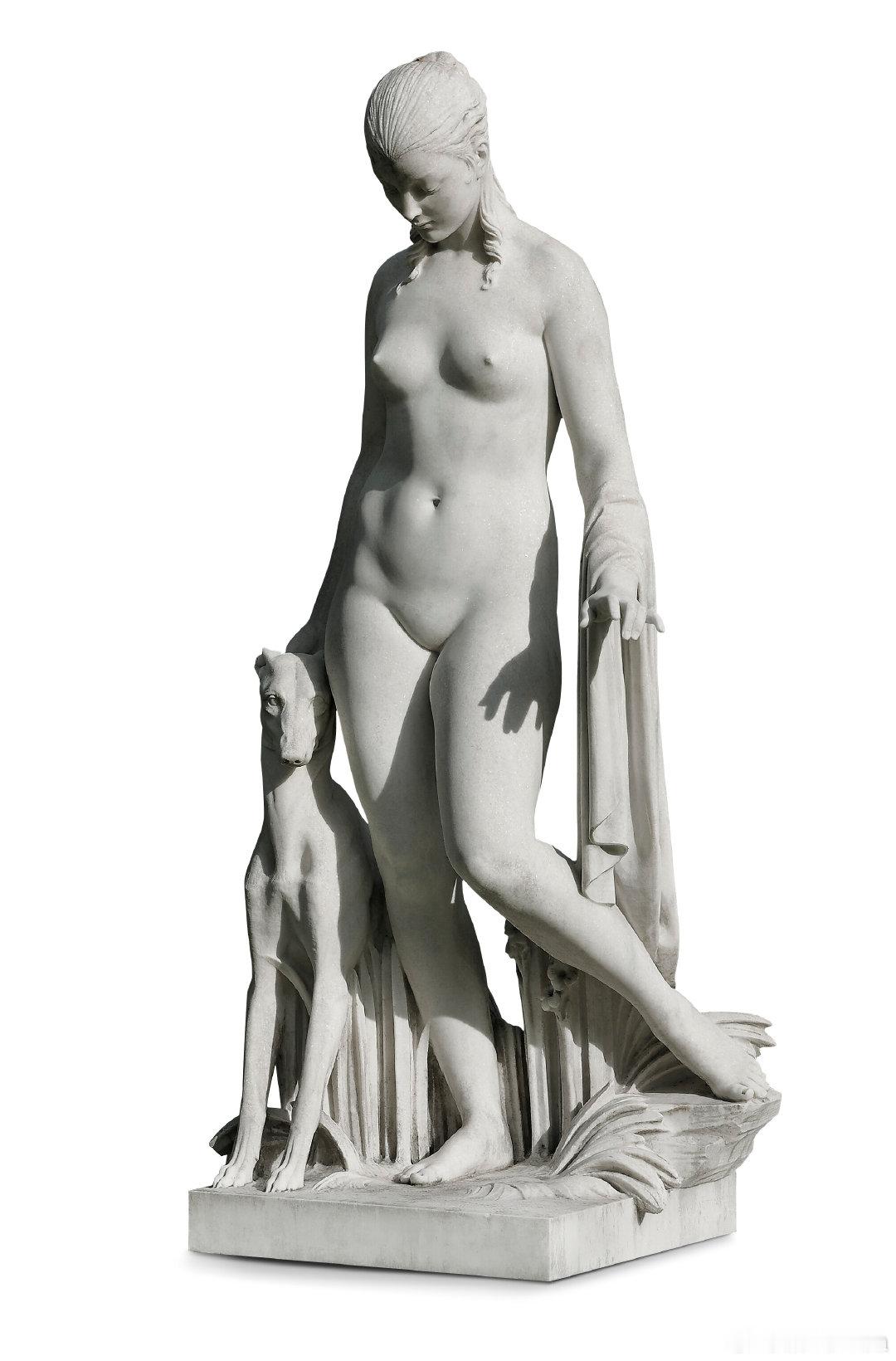 西洋历史文化鱼缸 美国雕塑家Edward McCartan（1879-1947）