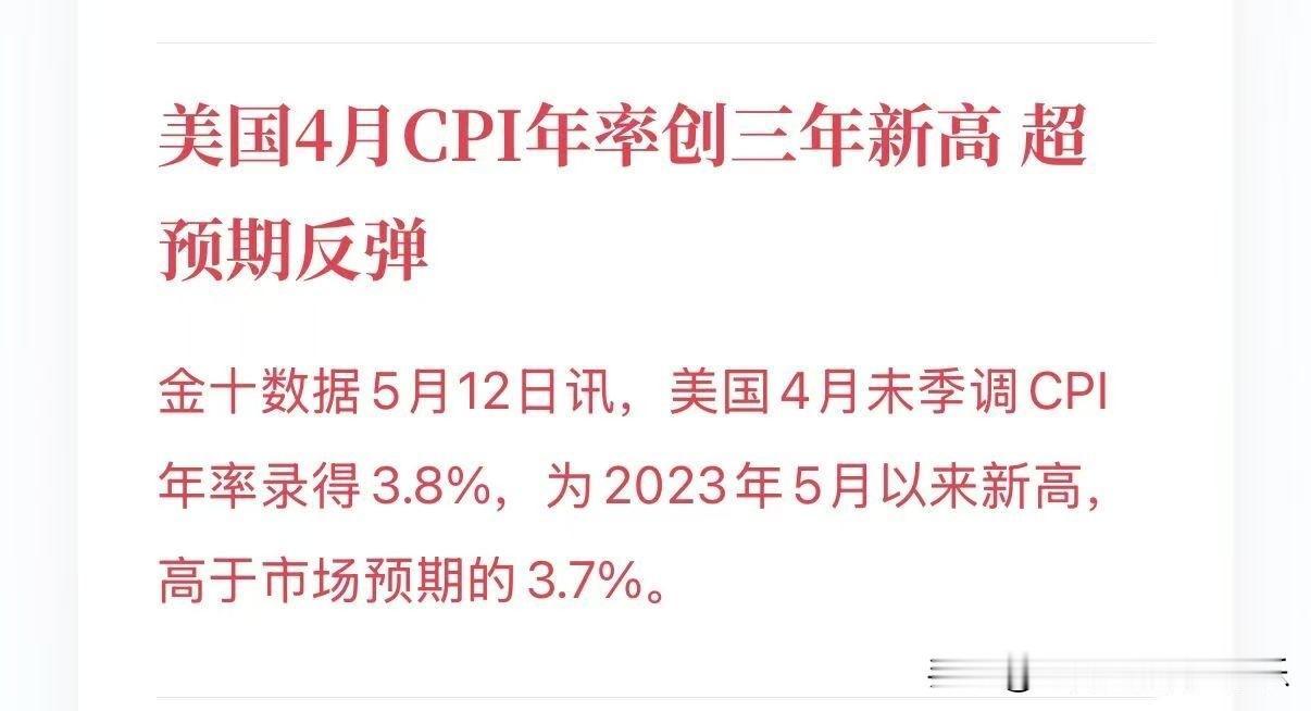 期待美联储大放水刺激房价大涨的炒房客失望了。
美联储的CPI和我们一样，都受到了