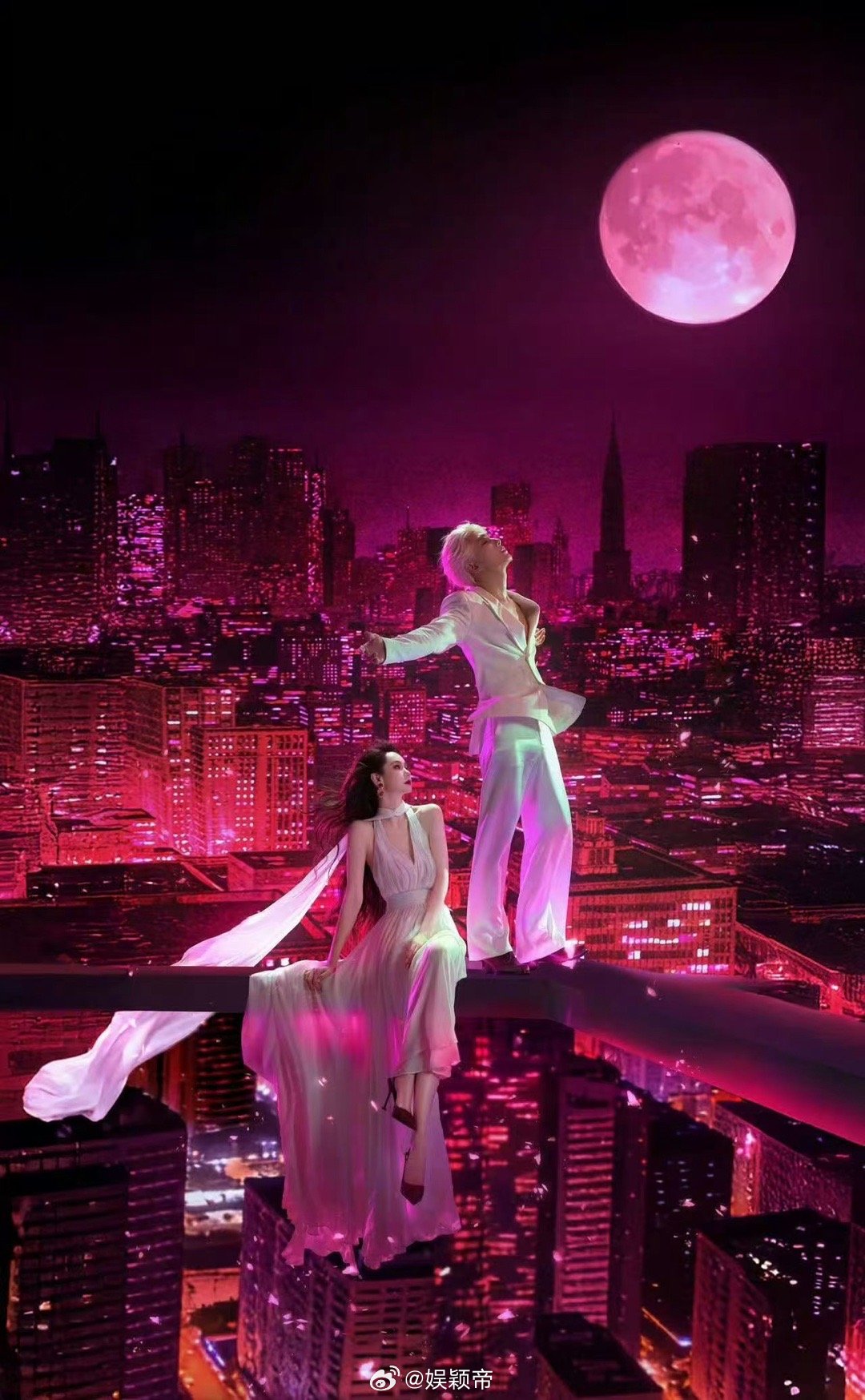 戚薇李承铉情人节cos 真夫妻一发力，确实没别人什么事了。不管cos什么角色都超