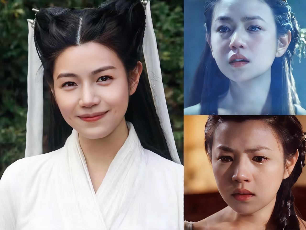 内娱最冤的演员，绝对是陈妍希。

为了演小龙女瘦到91斤，全剧组全票认可，结果被