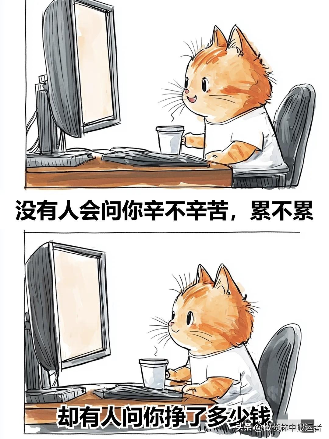 治愈漫画 I 凡事靠自己，然后风生水起治愈系图漫画 日常治愈漫画 漫画治愈时刻