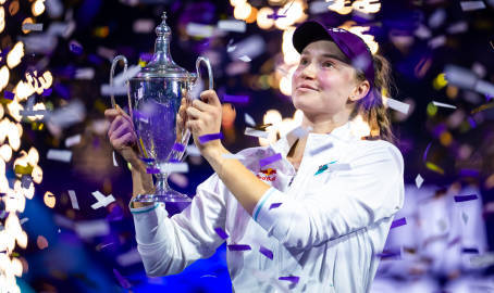 利雅得 🏆澳网 🏆印第安维尔斯 ❓自去年11月以来，莱巴金娜先后打进三项高级