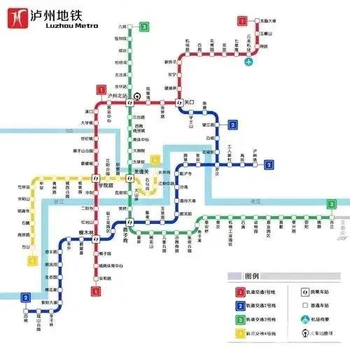 中国.酒城泸州，轻轨规划，值得期待，你家在哪个站的旁边？