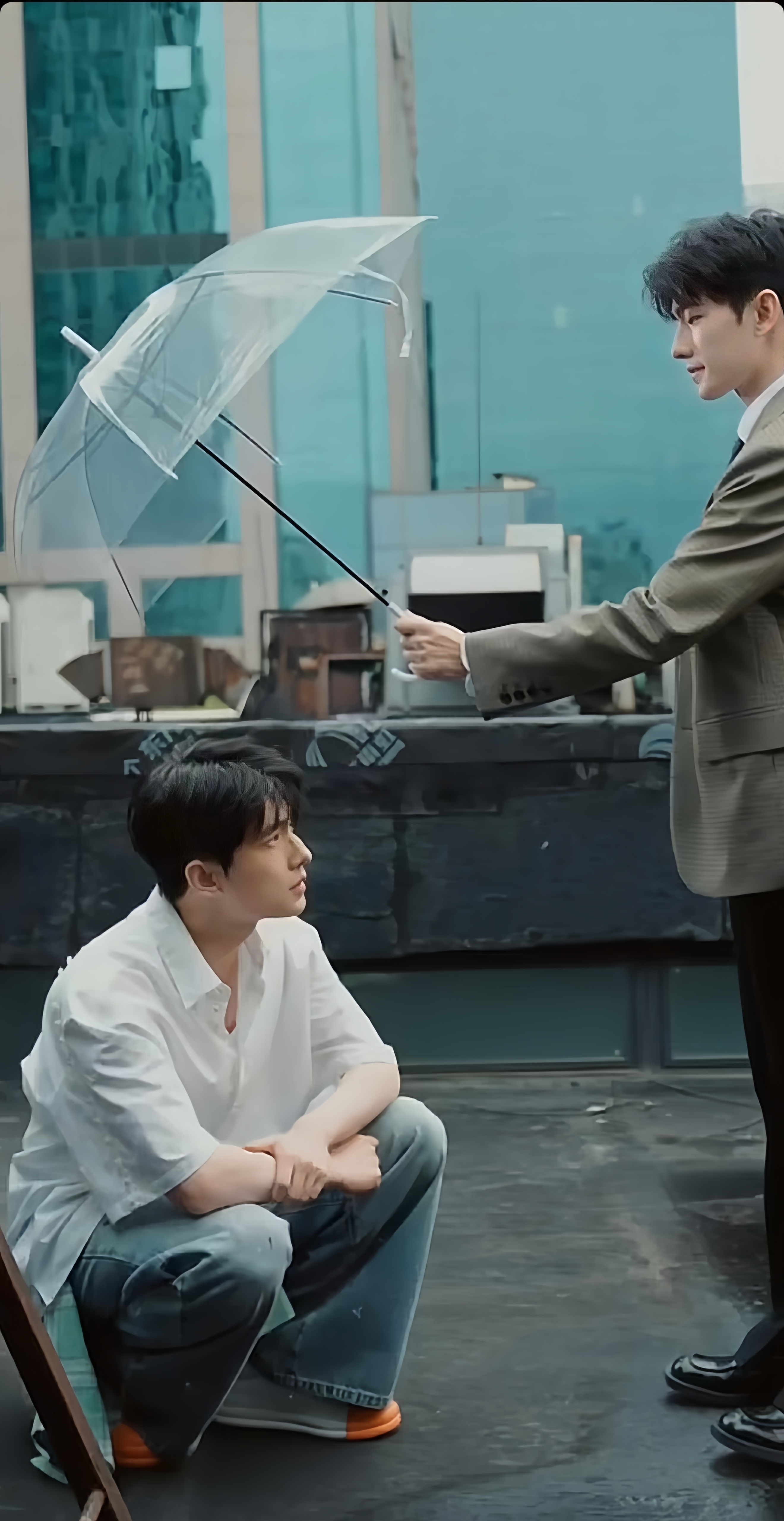杨洋雨霖铃 |‍杨洋游乐场要high你就来 💗好巧​​​