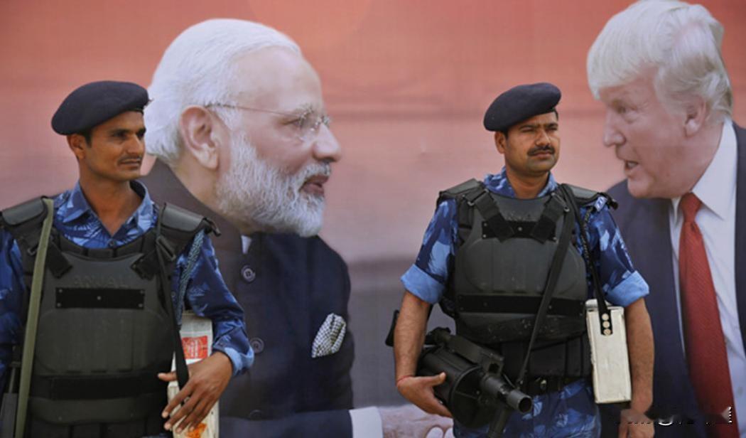 莫迪服软了？
    老特一通电话打给莫迪，一顿忽悠，也不知道是莫迪真扛不住服软