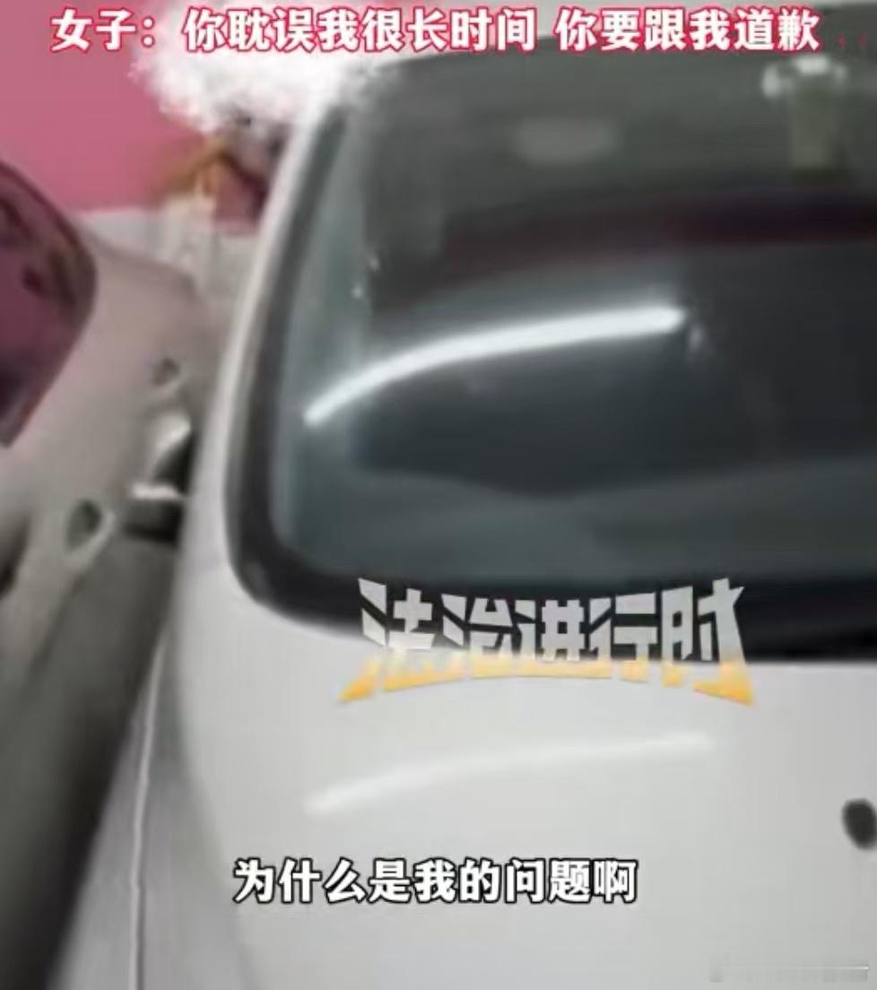 保时捷女车主停车一车占两位天下之大，无奇不有，真是恬不知耻！8月25日，一位保时