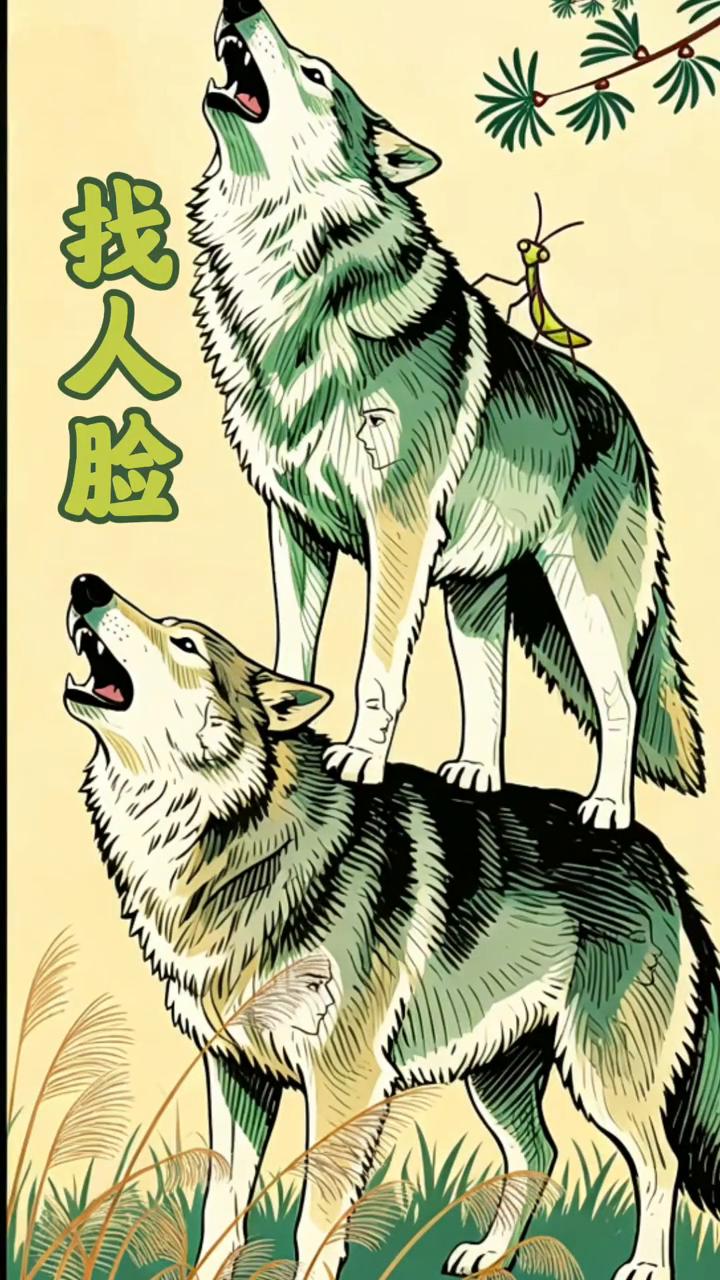 这张图难倒了无数人。找一找，看图找人脸。我问了一百个人，都说找不到五张人脸。找到