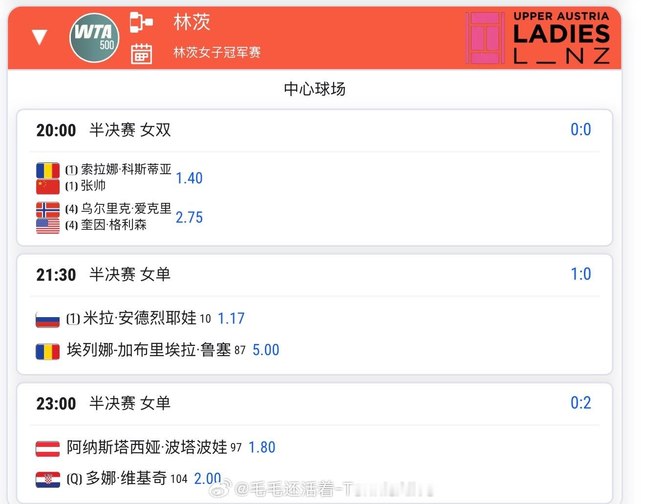 【今日比赛赛程+直播赛程】今日不直播 