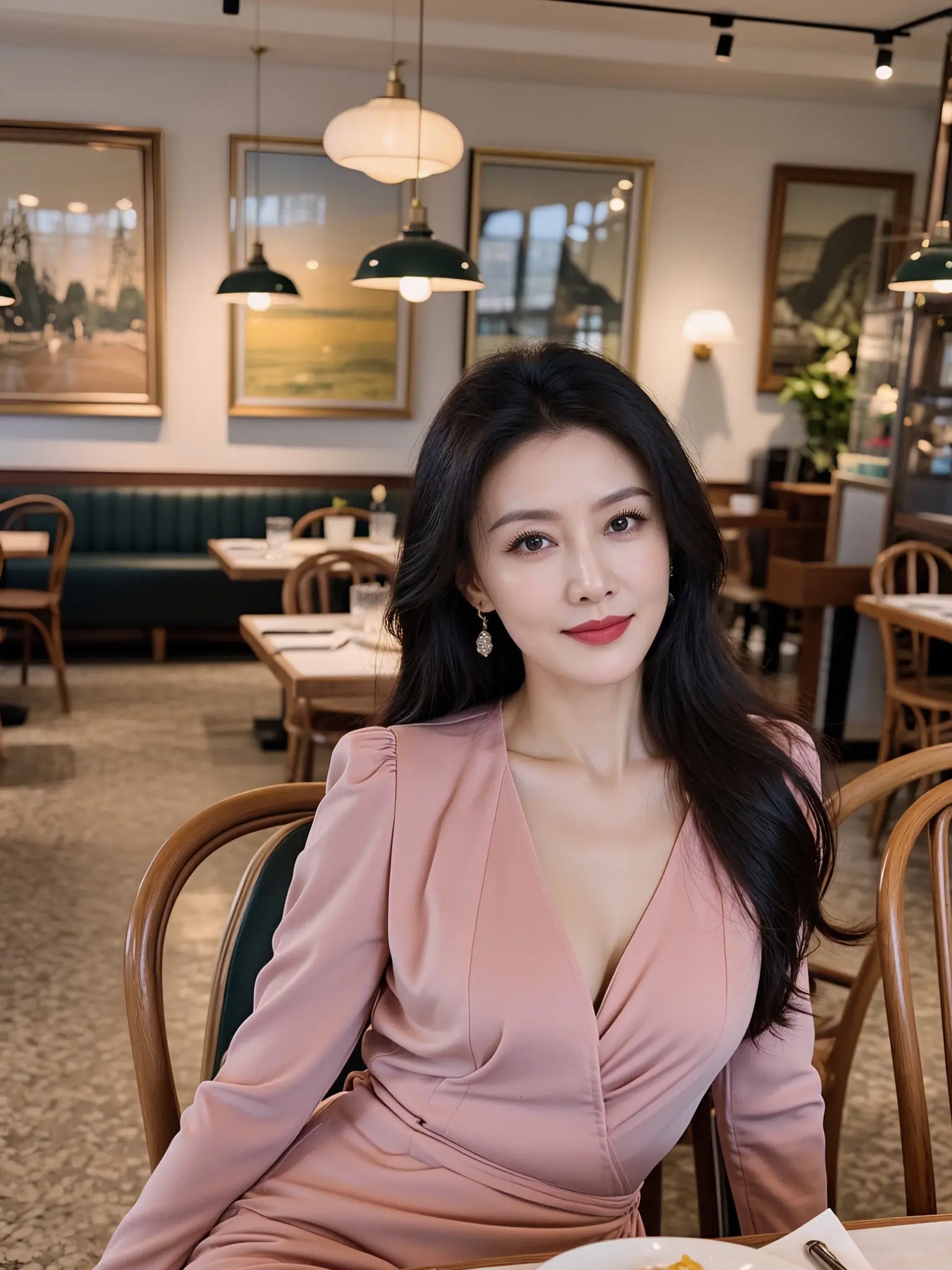 AI餐厅氛围感生活照 ai创作