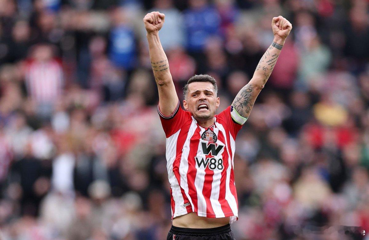 Granit Xhaka 桑德兰1比0热刺