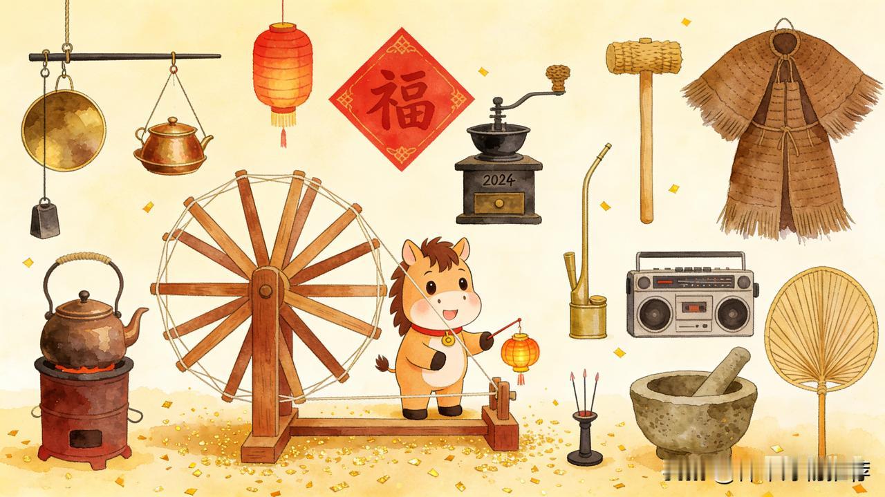 老物件里的旧时光，每一件都藏着一代人的独家记忆
 
时光荏苒，带走了烟火日常，却