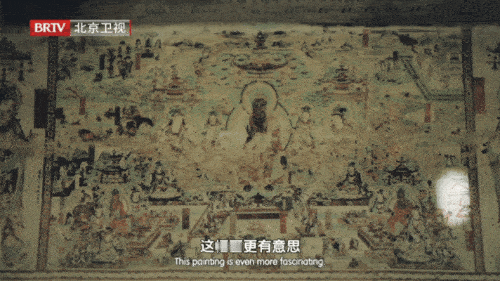 敦煌壁画里的女子500岁才结婚 帐幕宴饮间宾客言欢，山水屏风映红妆浅笑，壁画中这