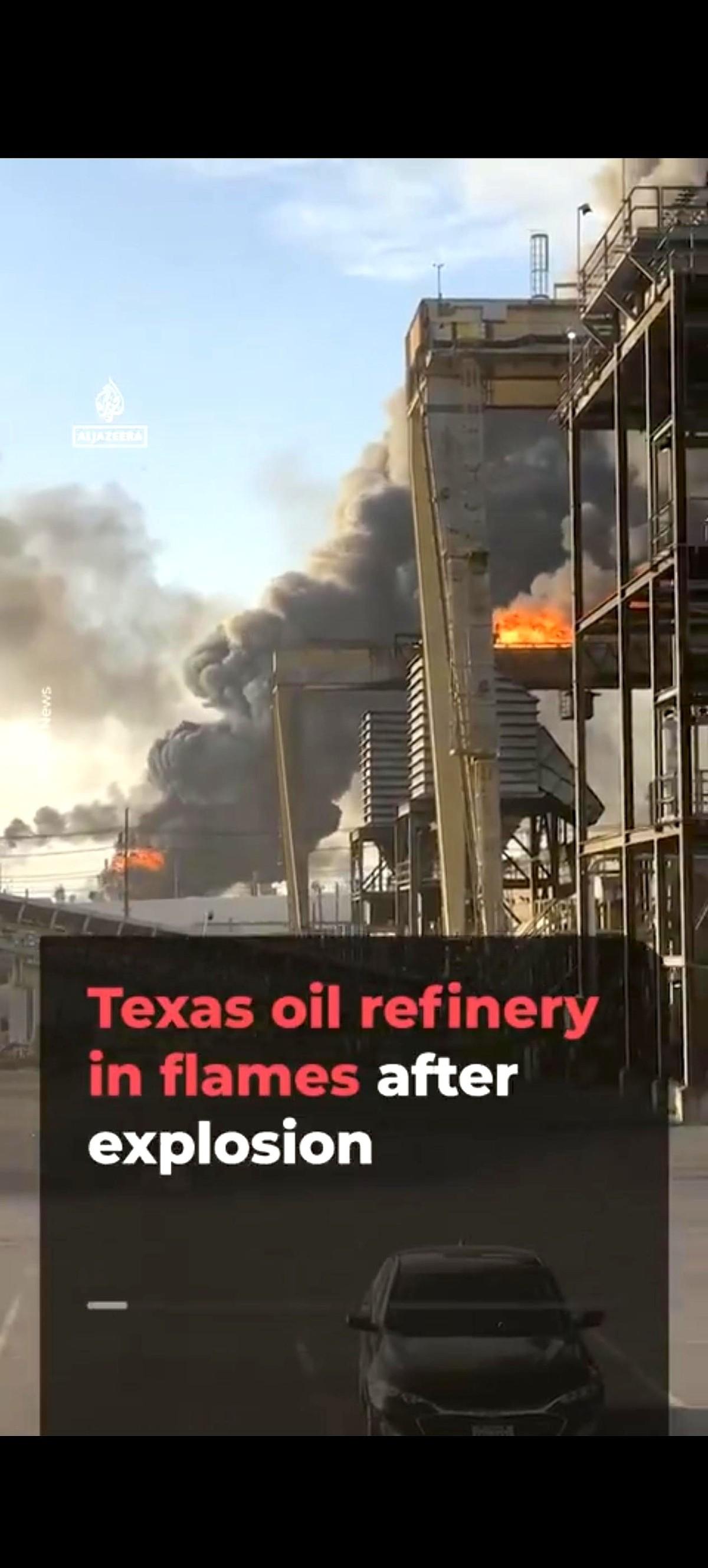 刷到一个事儿，越想越觉得魔幻。
美国，那个天天喊着“能源独立”的家伙，自己家挖出