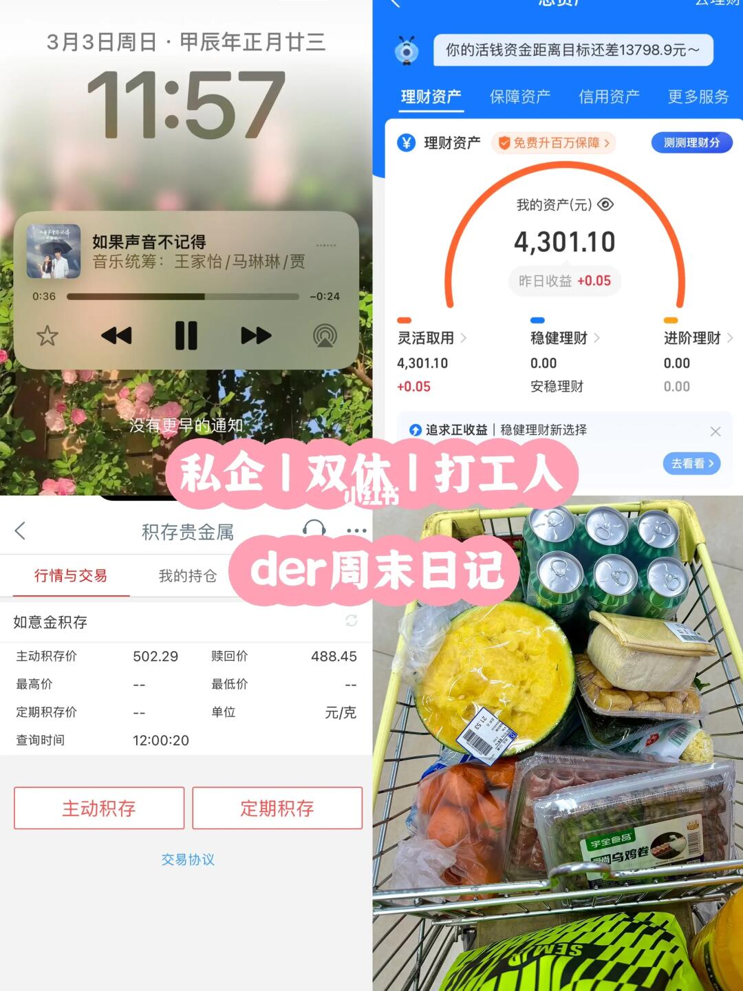 私企 | 打工人 | 双休 | 周末日记🛒