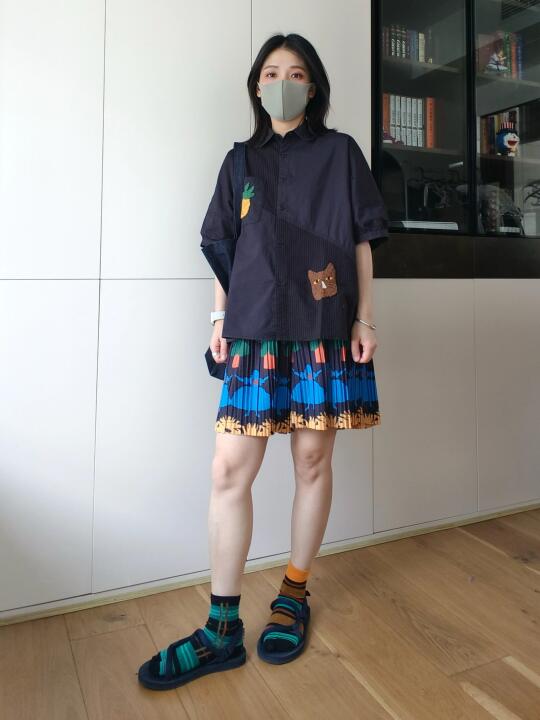 夏日花花短裤