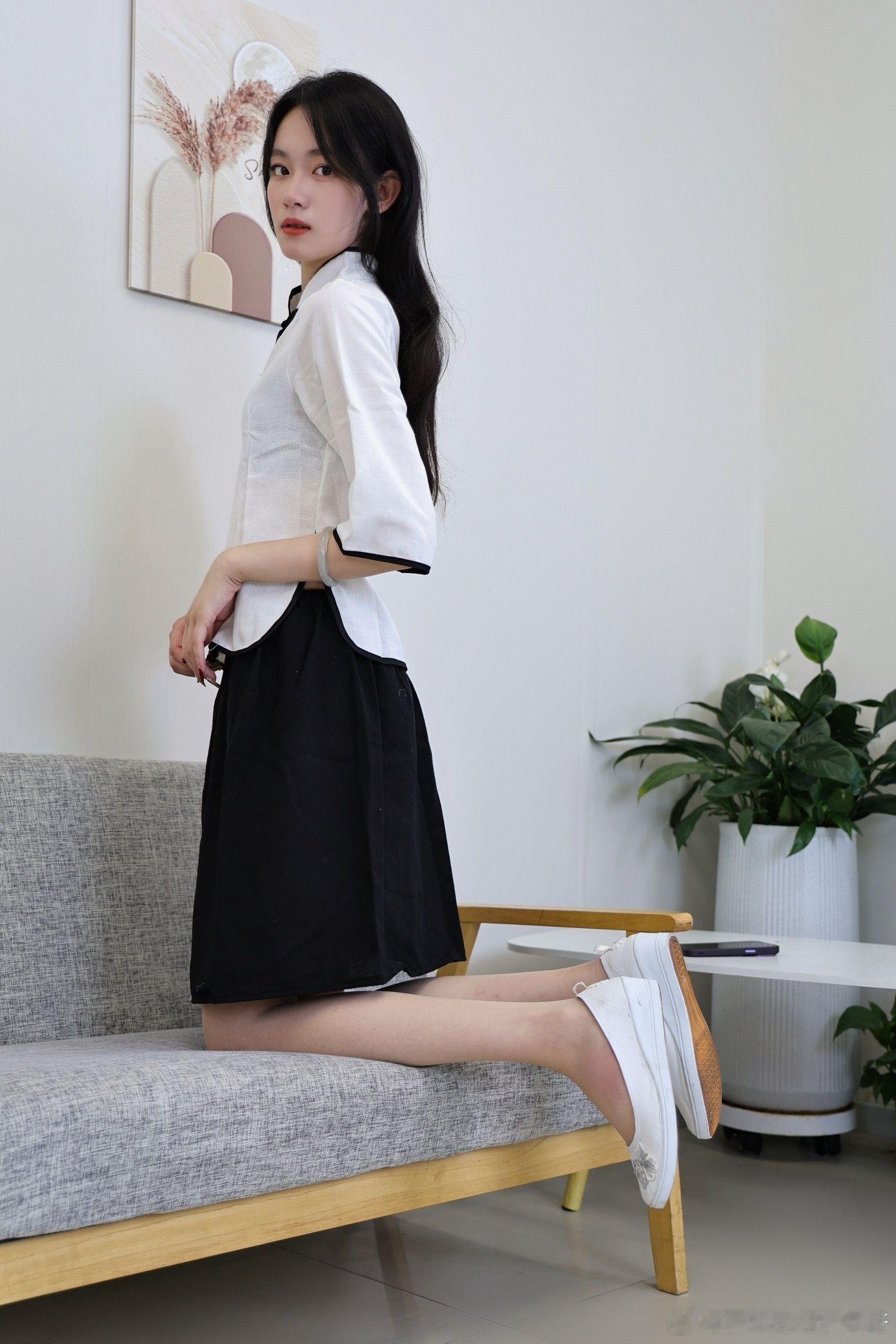 古风旗袍与在丝袜的完美结合～ ​​​