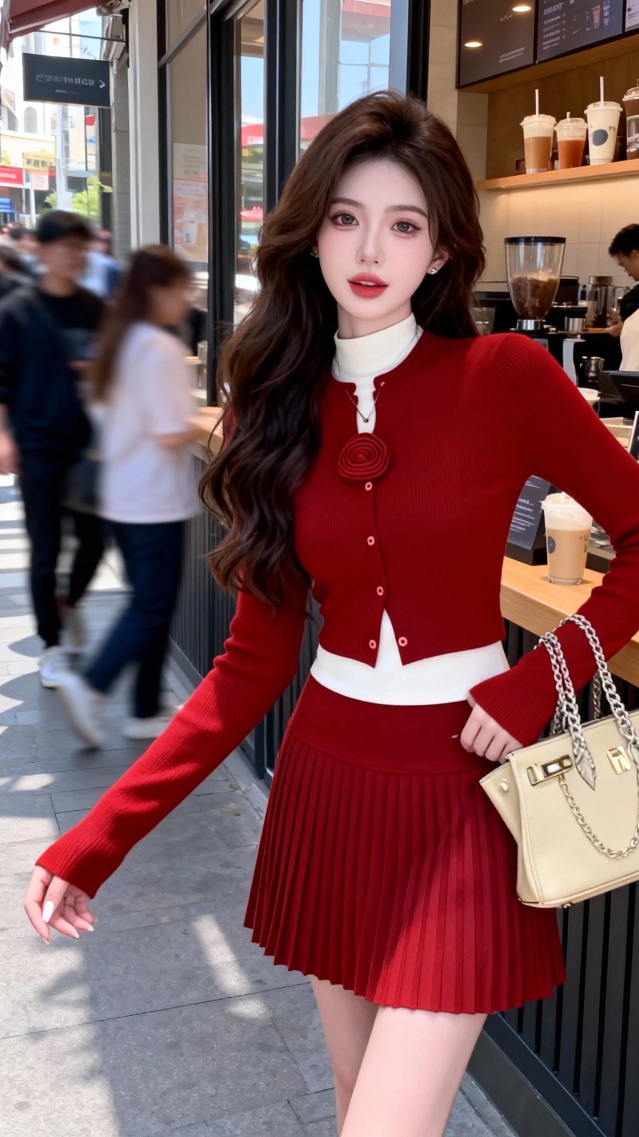 圣诞节穿搭有了！！今天穿什么 显瘦穿搭 微胖女生 穿搭 高级感