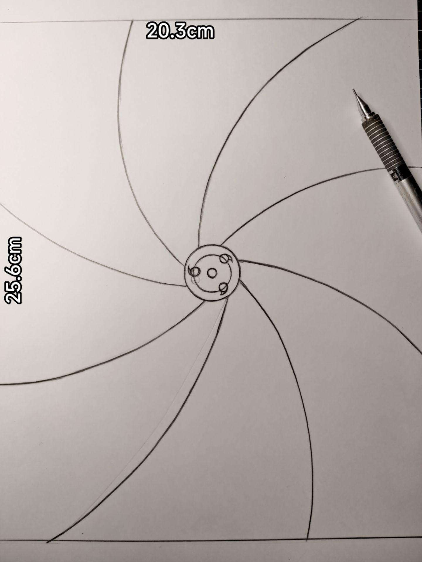 沉浸在写轮眼的幻术中吧. 手绘马克笔手绘绘画工具：威思立一代马克笔