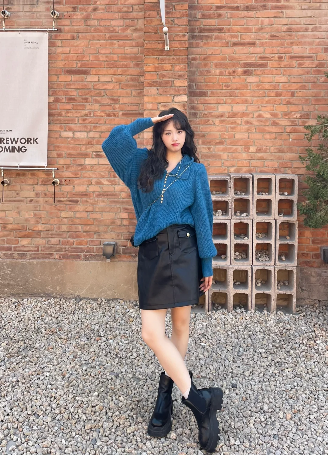 微胖穿搭 130斤:）谁能拒绝一件显白毛衣🌷