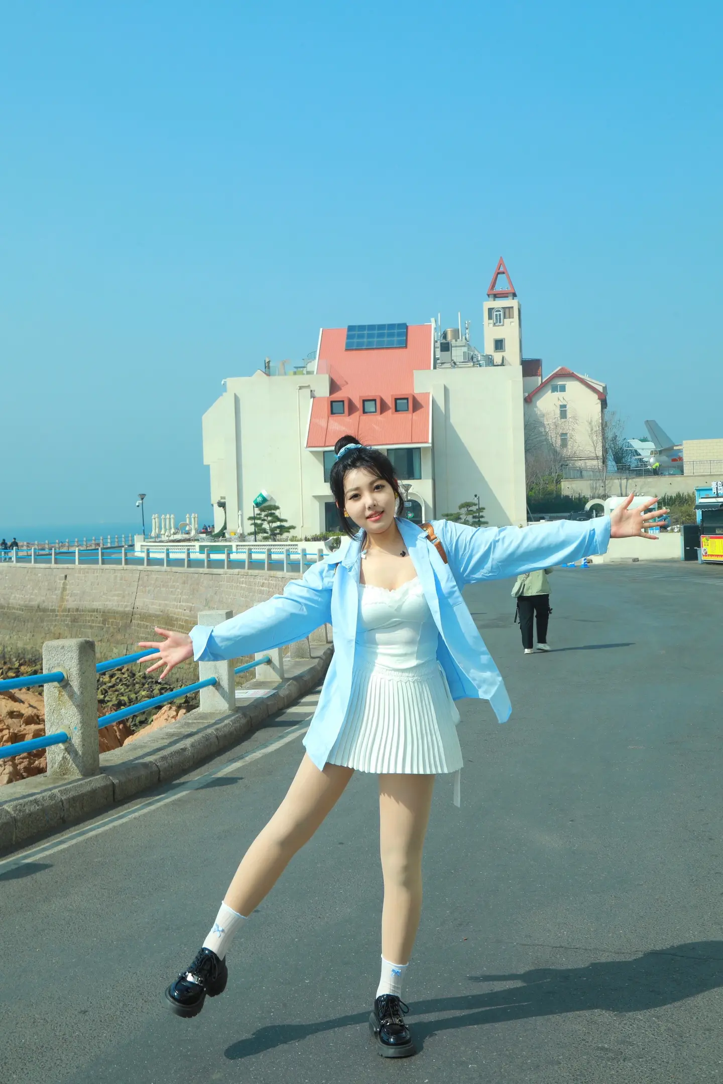 感受琴屿路的海风与自由•͈ ₃ •͈