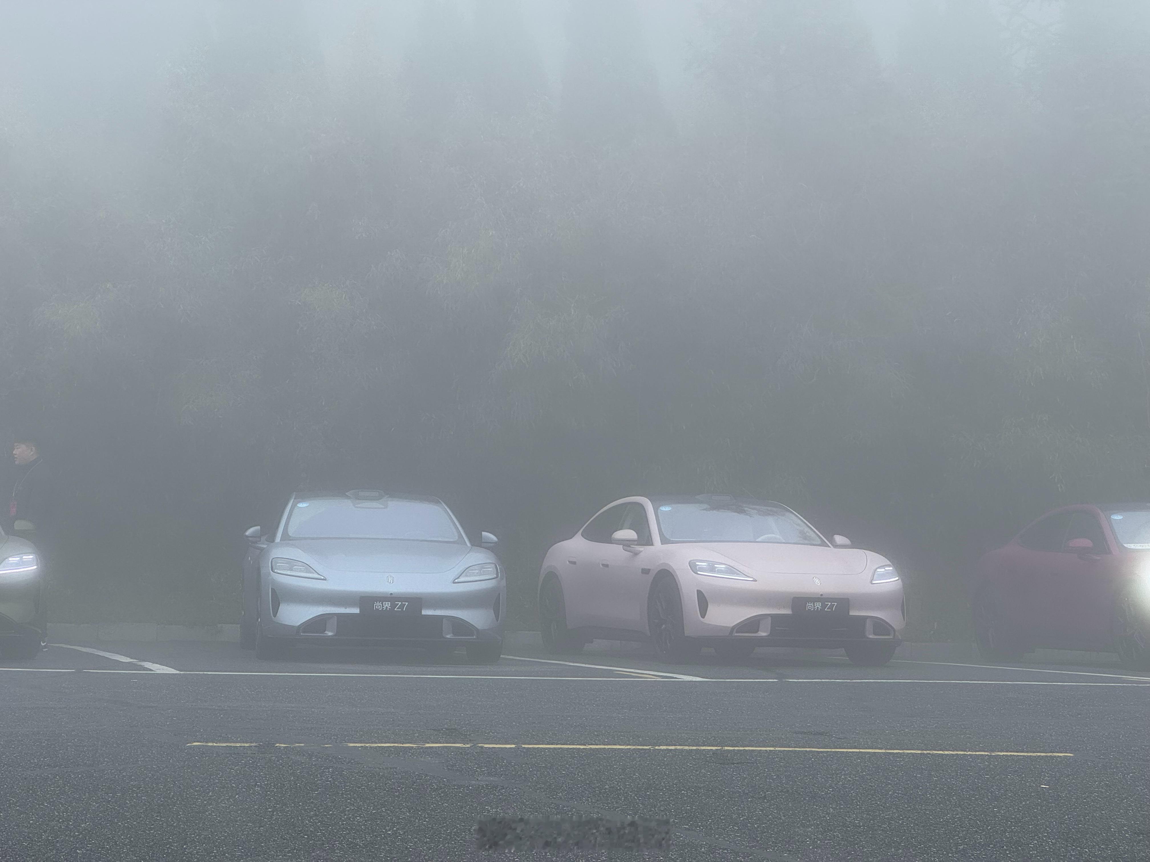 本来想拍尚界 Z7 跑山的，结果天降大雾…这是逼着我测 896 线激光雷达？42