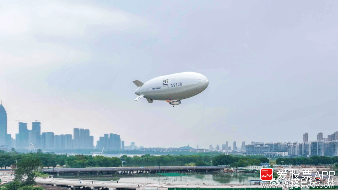 a股 【华东地区首架AS700载人飞艇正式交付】被誉为“空中白鲸”的“祥云”AS