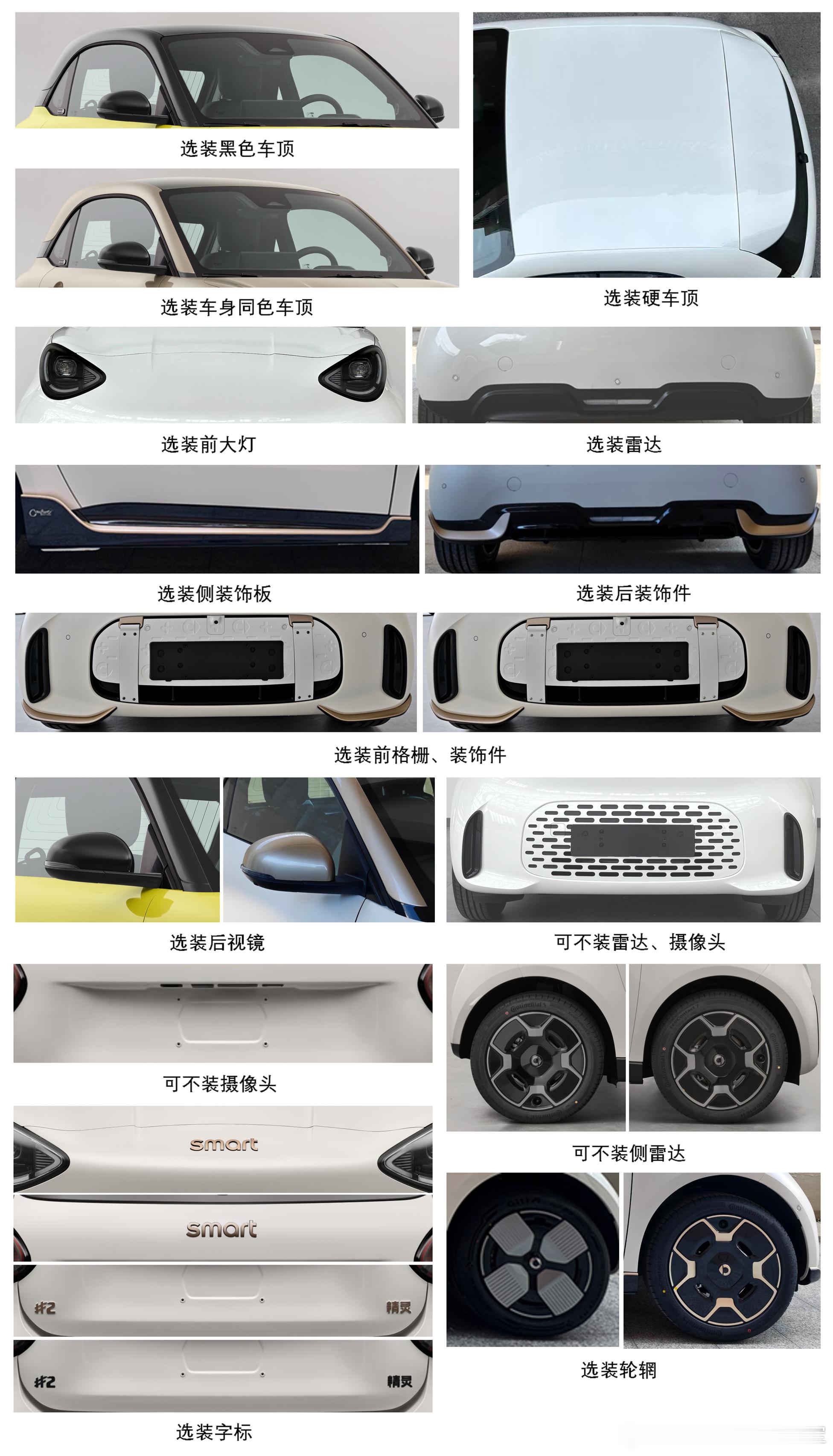 smart精灵2申报图来了，这次实车真的高度还原概念车，狠狠的爱了大v聊车