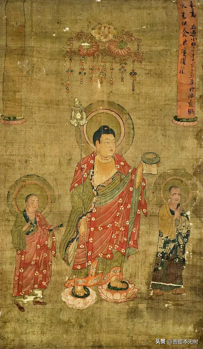 敦煌千年古画：一幅唐代绢画，藏着古人最温柔的思念
 
这是一幅从敦煌藏经洞流出来
