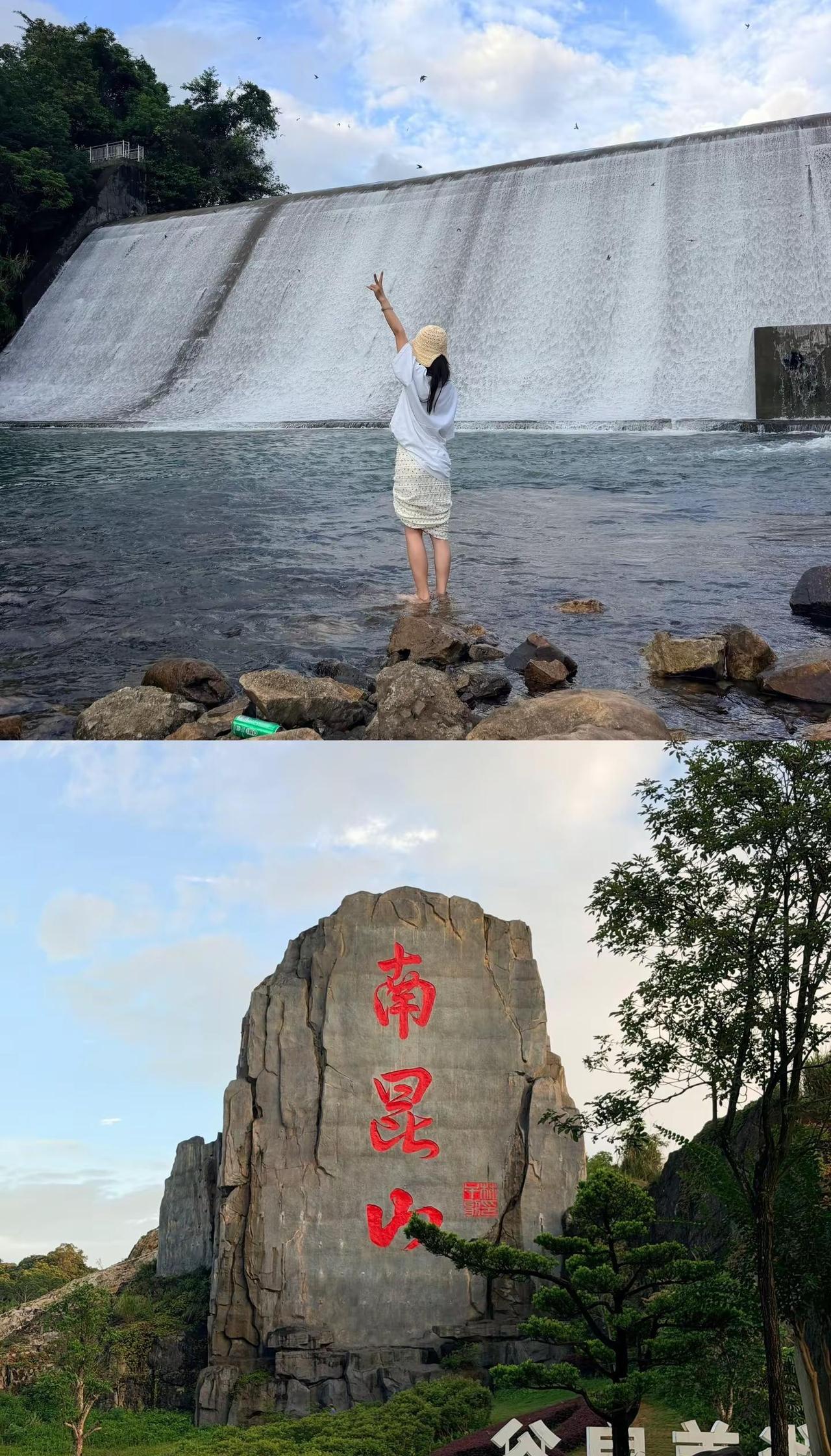 📍南昆山溯溪玩水详细攻略。南昆山新晋溯溪玩水点太绝了！入口就在咖啡屋右手边，黑