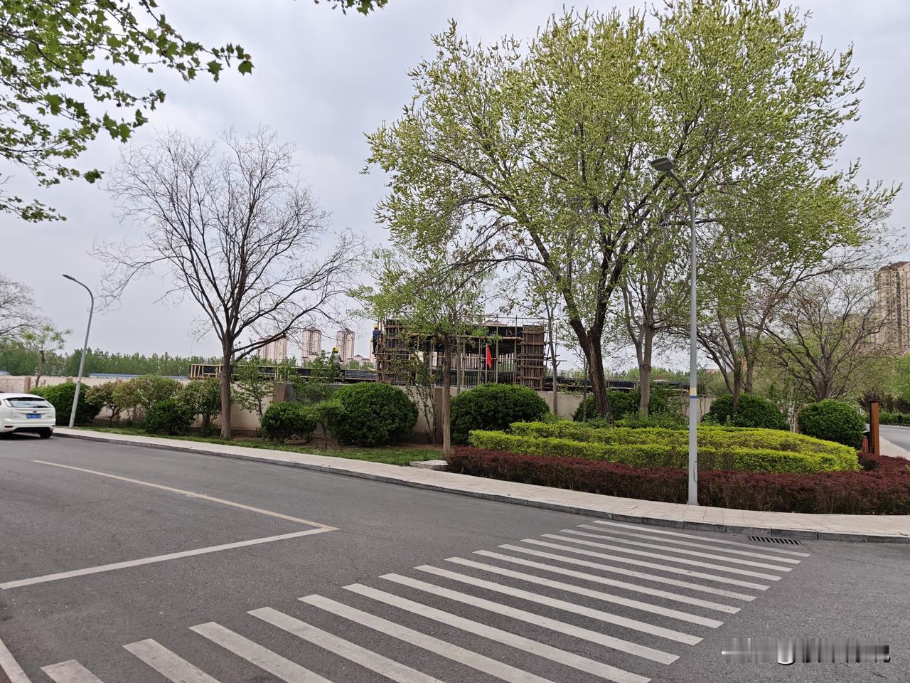 王兰庄地块在西北角正在做一个临建，已经为收客做准备了！天津买房 天津新房