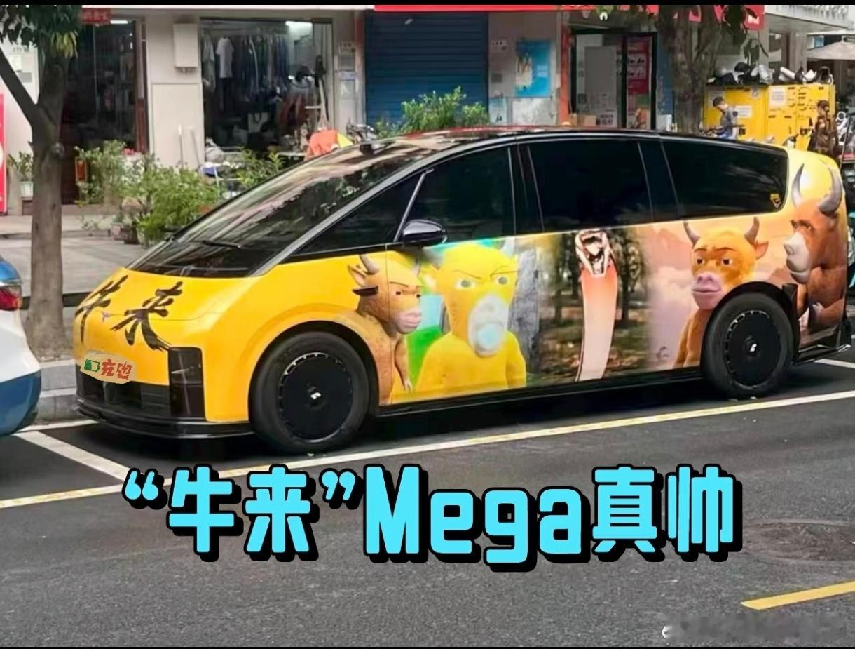 理想mega 让中国新能源汽车充满了乐趣Mega是我唯一觉得任何车身涂鸦都有强烈