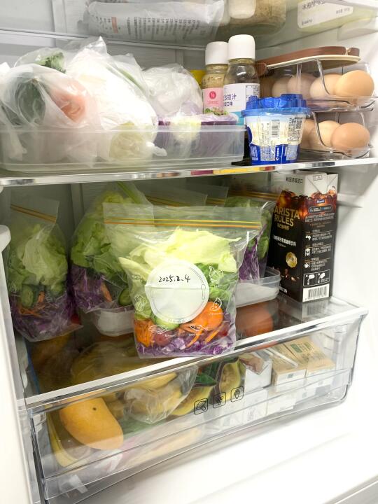 吃了一周的沙拉了