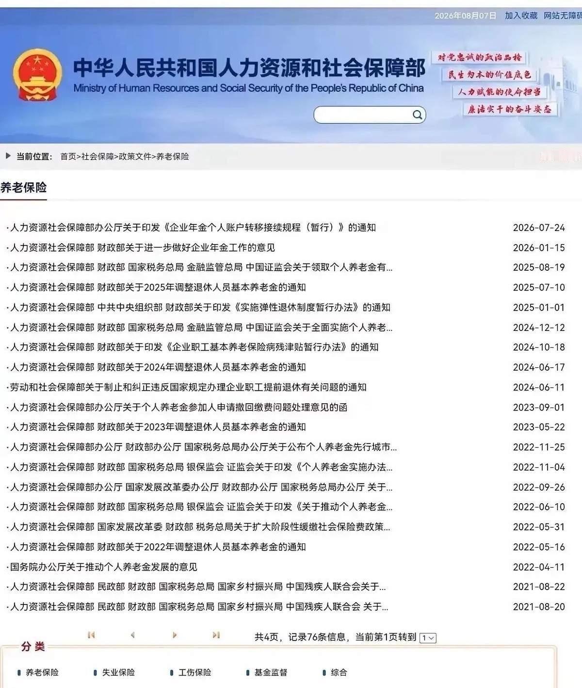说实话，我特意核对过人社部、财政部官网，目前2026养老金全国调整通知确实还没有