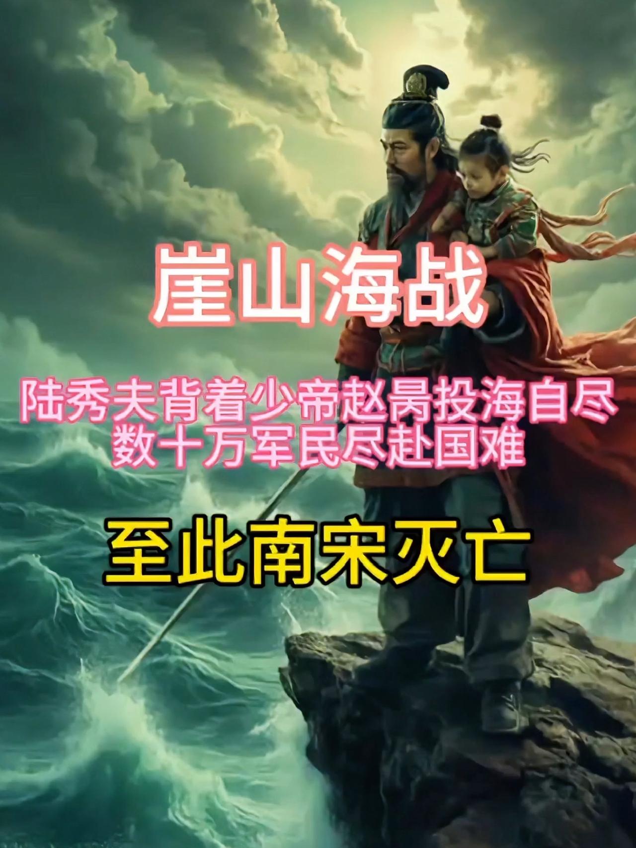 崖山的浪卷着残阳，把那封揣了三年的信浸得透湿。陆秀夫纵身跃入寒波的刹那，那枚写着