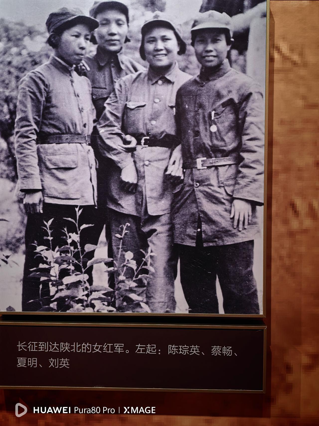 在参观延安革命纪念馆时看到展厅内这幅照片时，可不是随手拍，而是怀着一种敬佩和崇拜