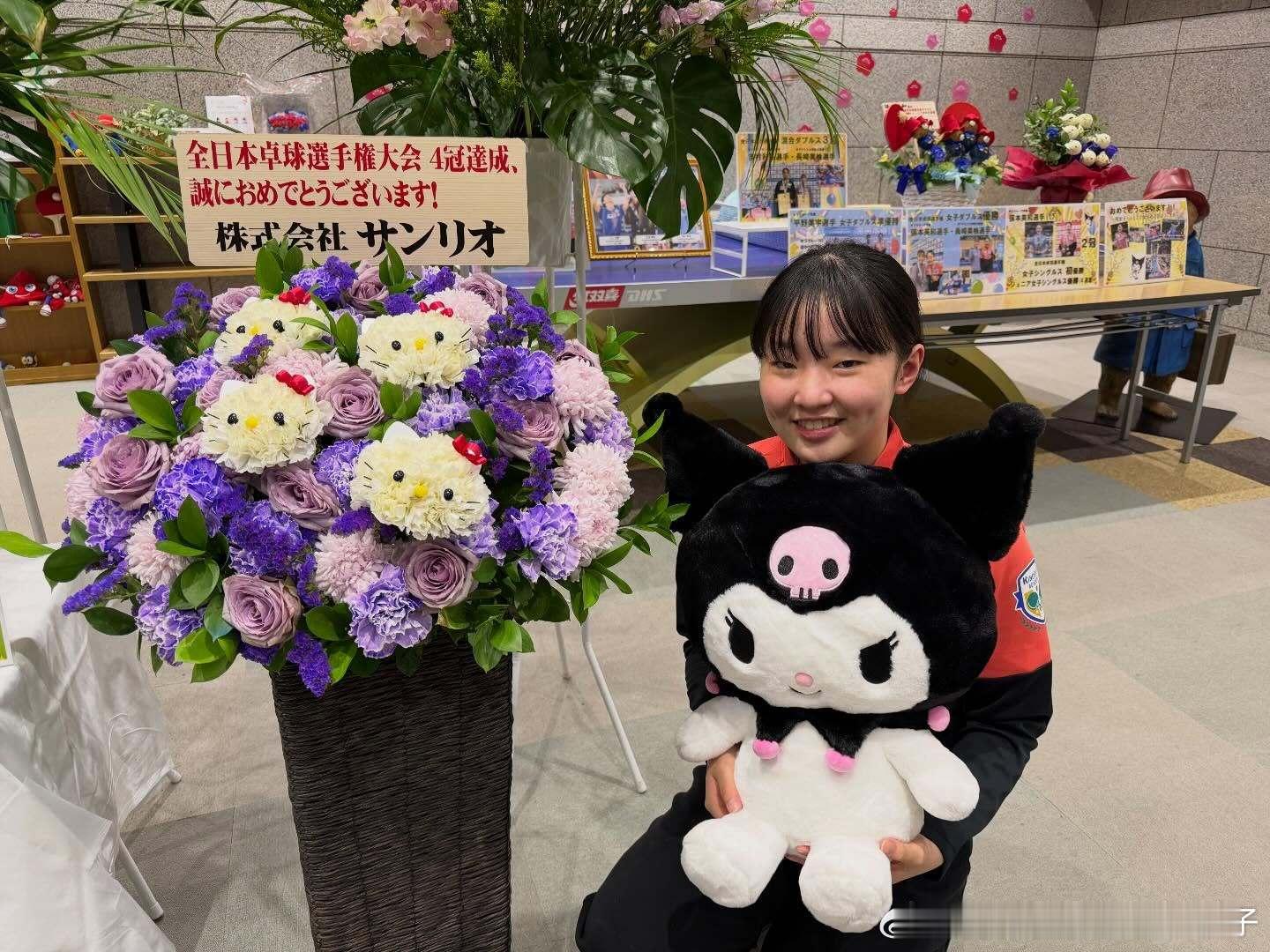 张本美和：再次由衷感谢所有为全日本锦标赛加油助威的各位。今年是我最后的机会，能够