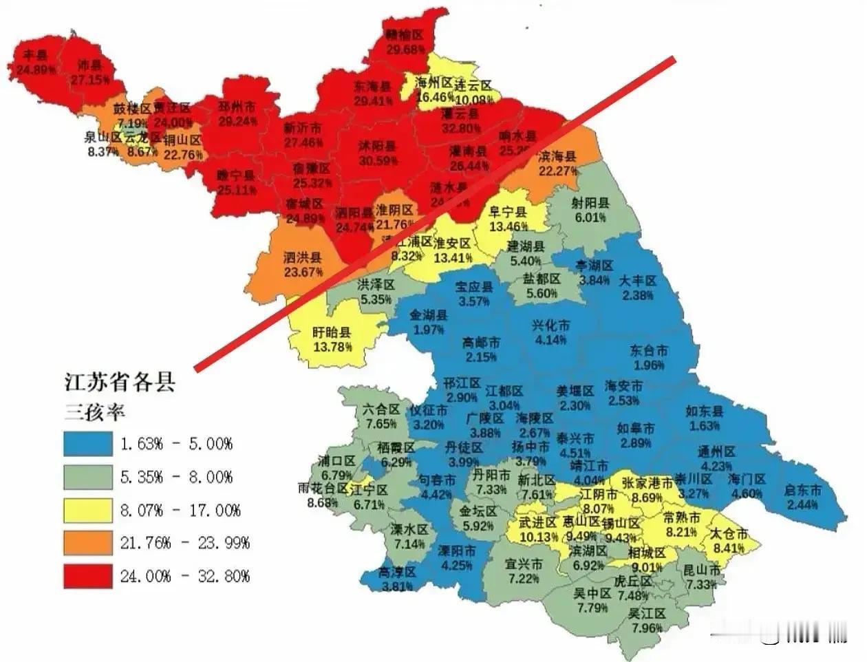江苏作为中国东部沿海的重要省份，其地理、经济和文化特点在淮河和长江两大水系的影响
