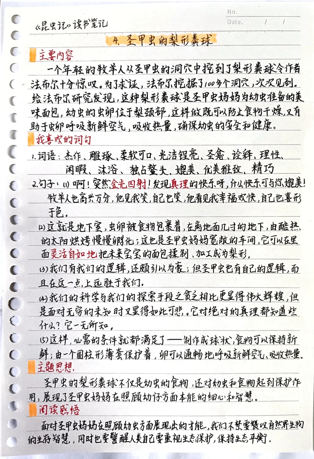 《昆虫记》笔记4：圣甲虫的梨形粪球