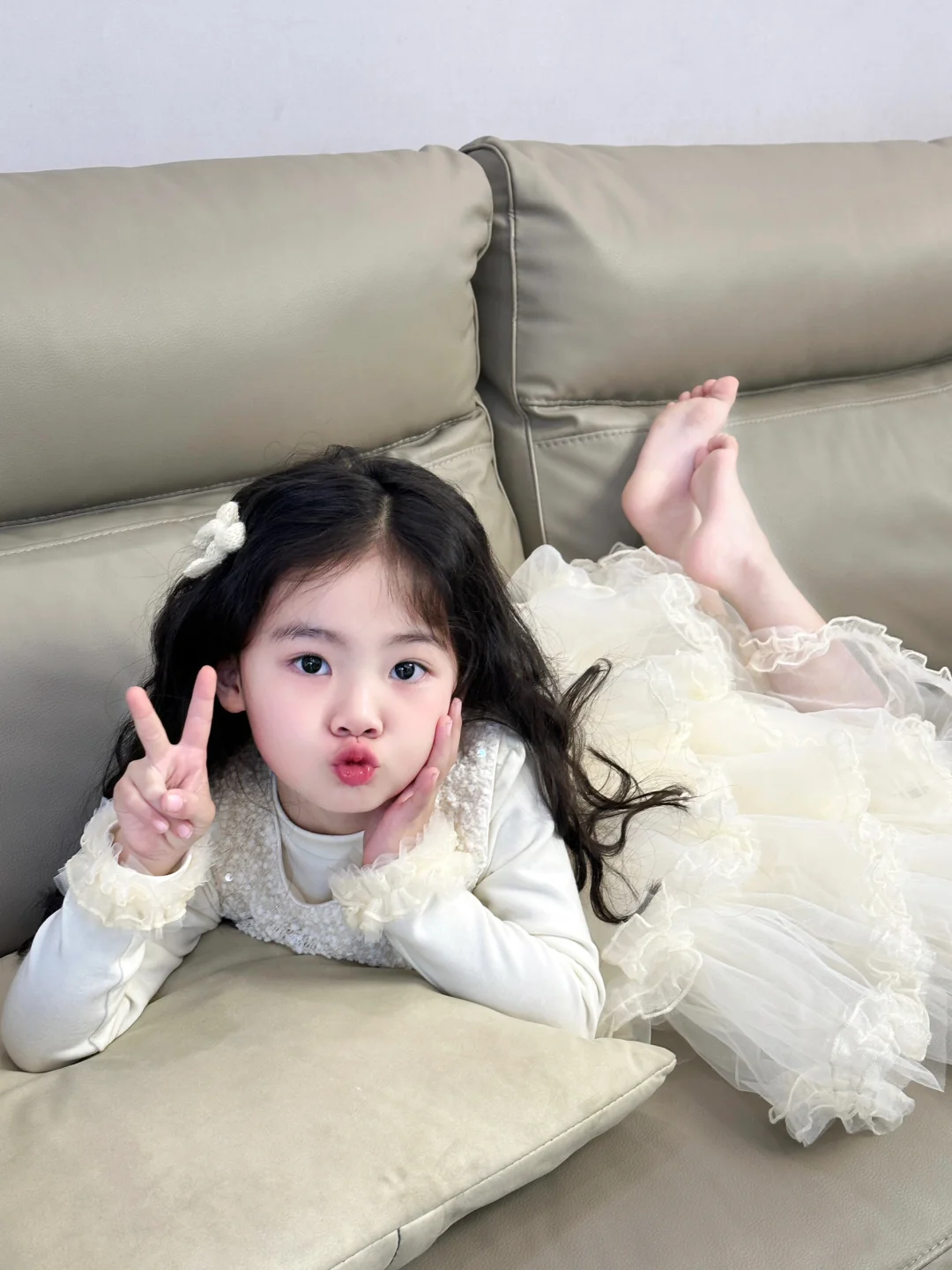 女儿真的好可爱～