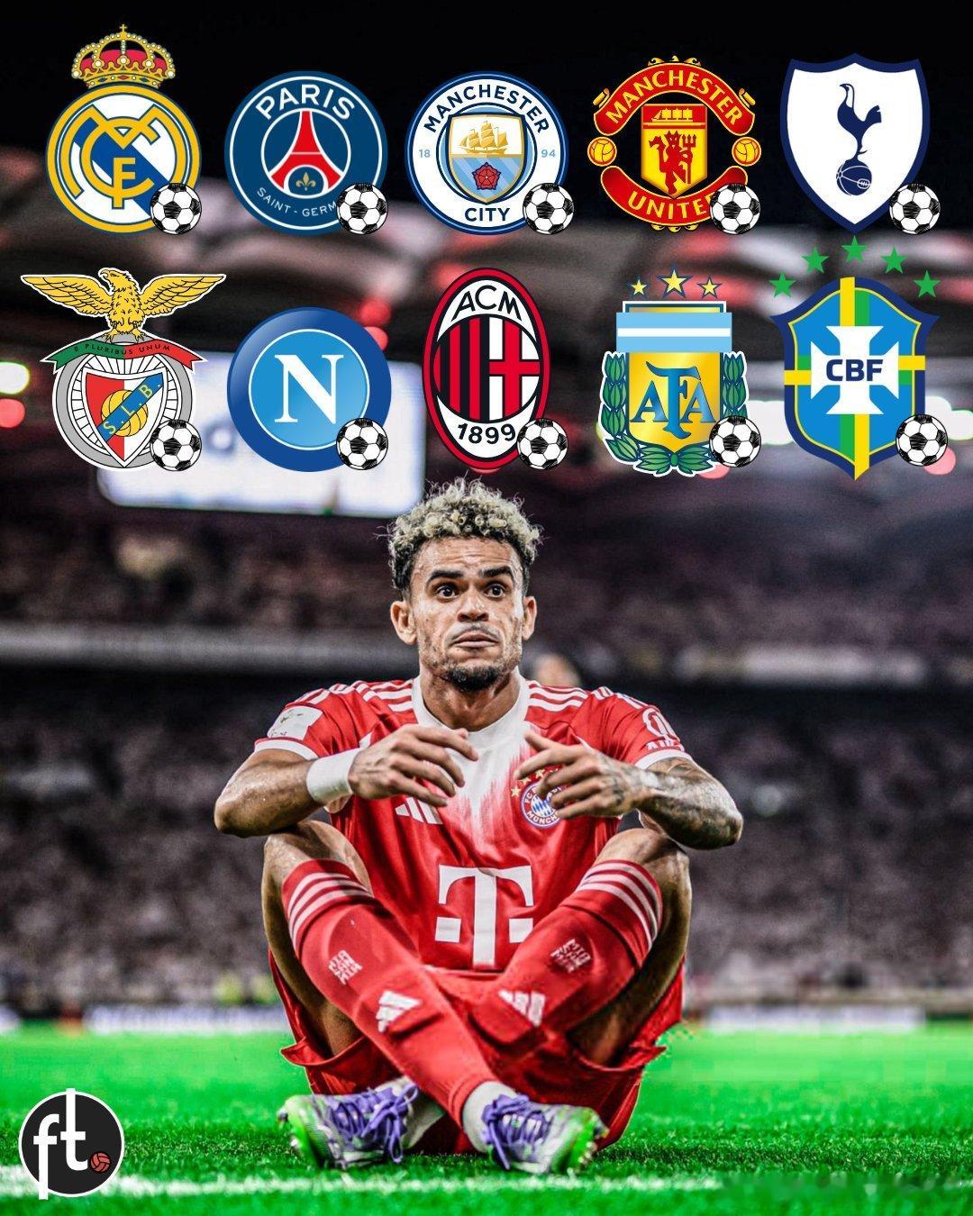 迪亚斯对阵皇马进过球。▪️ 他对阵巴黎圣日耳曼进过球。▪️ 他对阵曼城进过球。▪