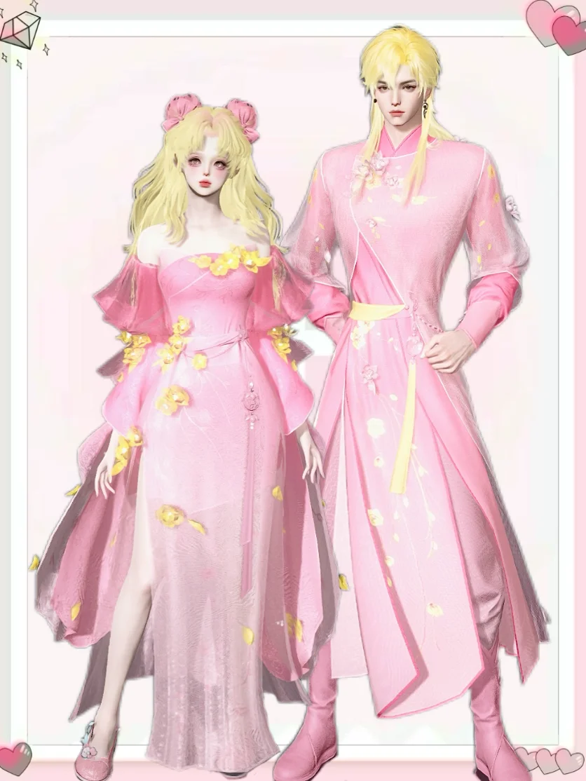 韵雪玉兰情侣染来啦，一共有三套💗🎀