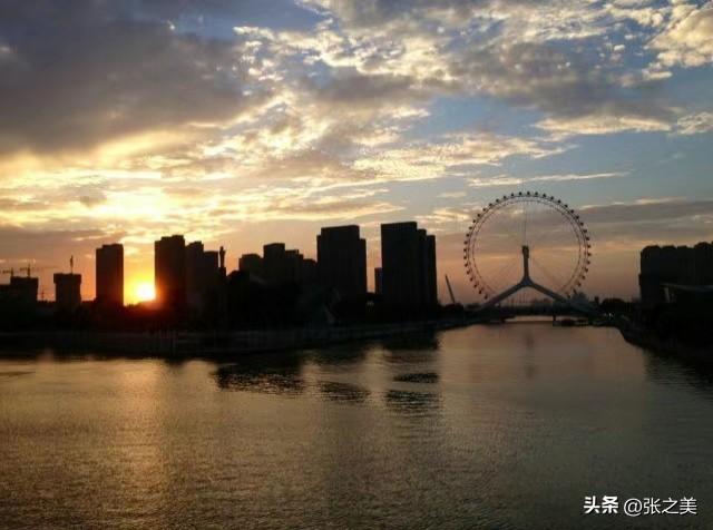 家人们！快看我拍的天津之眼！很久以前的一个夏天傍晚在海河边上瞎转悠，一抬头就瞅见